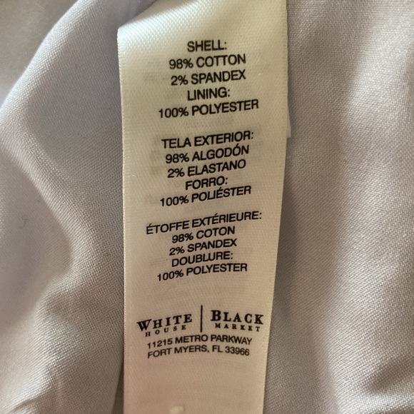 White House-Black Market Skirt Set-Skirt is sz 4, top is sz 0. Beautiful pieces. - Picture 13 of 16